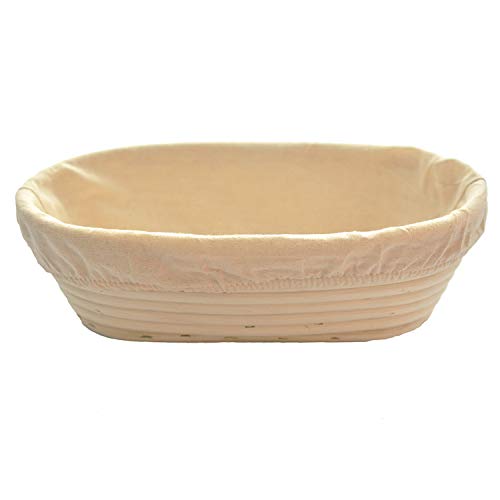 Banneton basket, Oval banneton, Oval proofing basket,10inch oval bread proofing basket