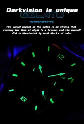 Image of OLEVS Automatic Watches for Men Luxury Skeleton Multi-Function Mechanical Watch Self Winding Date Waterproof Luminous Mens Watch