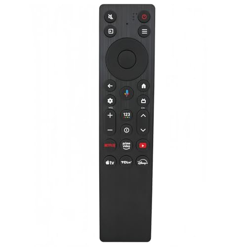 Controle remoto de substituição por voz RC923A FMB1 compatível com TCL Smart LED TV RC923A-FMB1