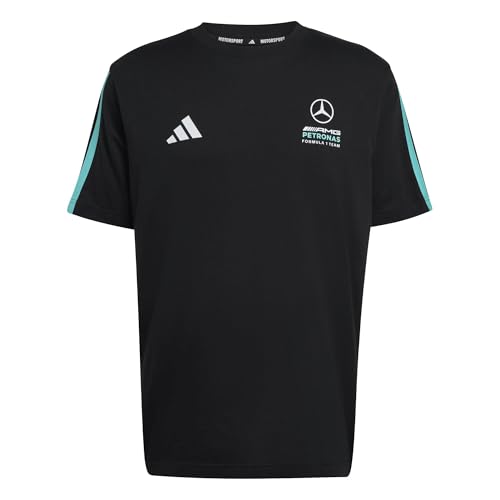 adidas Mens Mercedes - AMG Petronas Formula 1 Team DNA TEE Black/semi Mint Rush L