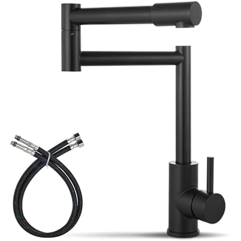 Cinwiny Matte Black Pot Filler Faucet Cover