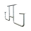 Jamestown Advanced Products Picnic Table Frame Kit – Commercial Grade, Fully Welded Steel, 6-Foot DIY Design (Customer Supplies Lumber), Made in The USA #5