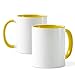 Imagen de Sublimet Sublimation Solutions Tazas de cerámica con Interior y asa de Color Calidad
