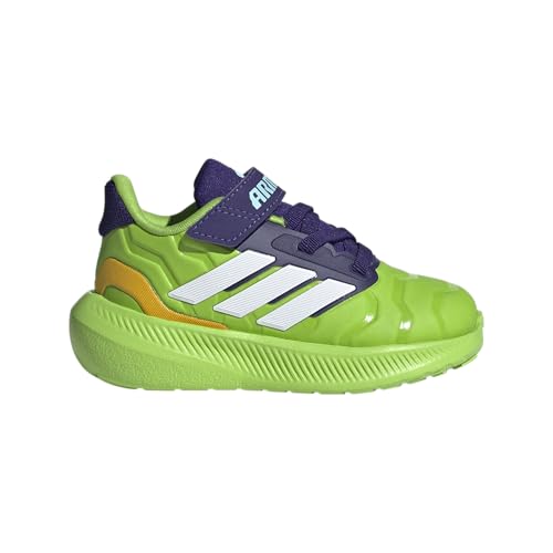 Image of adidas Baby Marvel Run Falcon 5 Elastic Lace & Strap Shoe