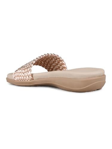 Image of Inc.5 Womens Black Casual Embellished Open Toe Flats