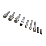 ABN Magnetic Drill Bit Extension Driver Bit Set 9pc Socket Adapter Set – 1/4in, 3/8in, 1/2in Drive Hex Adapter Set