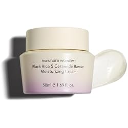 HARUHARU wonder Black Rice 5 Ceramide Barrier Moisturizing Cream 1.69 fl oz, Barrier Repair, Ceramides, Dry Skin Care, Long-Lasting Hydration, Soothing Nourishing, Lightweight, Vegan