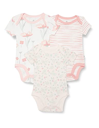 Image of HonestBaby unisex-baby 3-pack Short Sleeve Bodysuits One-piece 100% Organic Cotton for Infant Baby Boys, Girls, Unisex