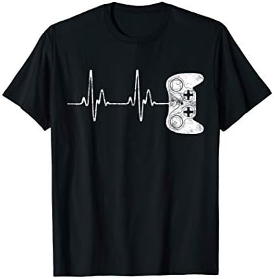 Gamer Heartbeat ShirtsGamer Heartbeat T-Shirt Video Game Lover Shirt T-ShirtOEKO-TEX STANDARD 100