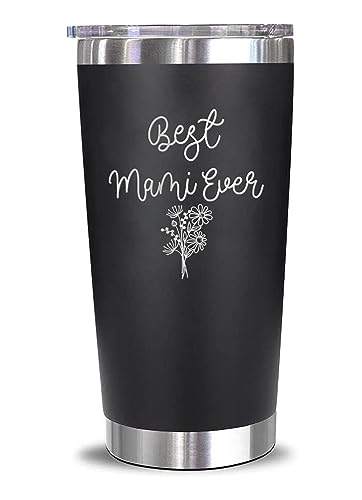 GreenStar Gifts Best Mami Ever Floral Mami Tumbler - 20oz