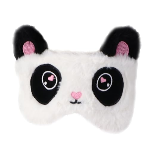 Masque pour Yeux Panda Occultant en Tissu Doux pour Sommeil Femmes