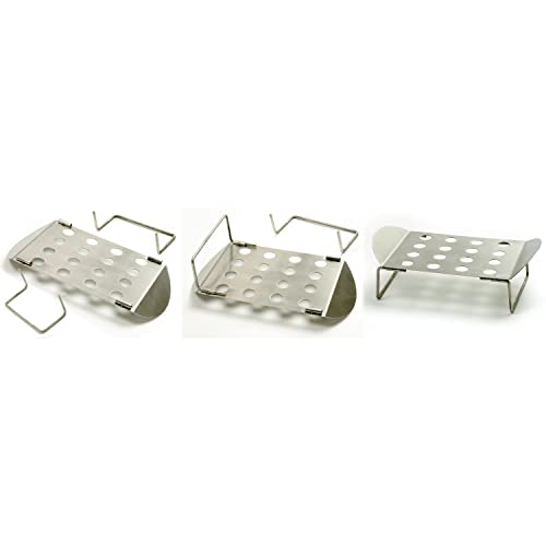 Accesorio de asador de pimientos de acero inoxidable con soporte vertical 6