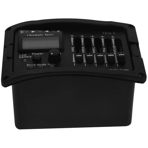 Préamplificateur guitare acoustique à égaliseur 5 bandes et accordeur LCD précis