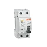 Color del producto es blanco CABLEPELADO Interruptor diferencial residencial 2P-30mA-Clase AC-6kA Blanco 40 A