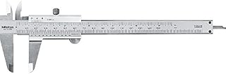 Mitutoyo 530-316 Vernier Caliper, Stainless Steel, Inch/Metric, 0-6" Range, +/-0.002" Accuracy, 0.0078" Resolution