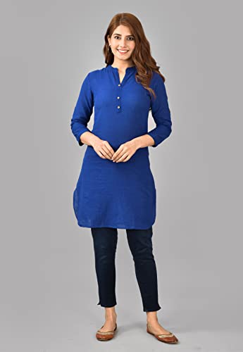 Image of Rayon Solid Kurti for Women & Girls