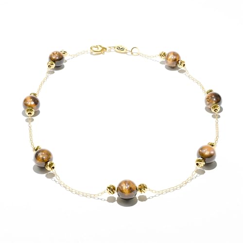 🔸 Design e stile: bracelet in oro 18 carati, minimalista, ispirato da design pierres marron brillantes – splendore luminoso et. Peso: 1.15 gr – finitura curata e lucentezza duratura.