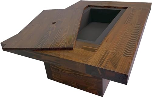 オバリ IRORI 囲炉裏テーブル 囲炉裏 ローテーブル センターテーブル (長方形（オプション付）)のサムネイル