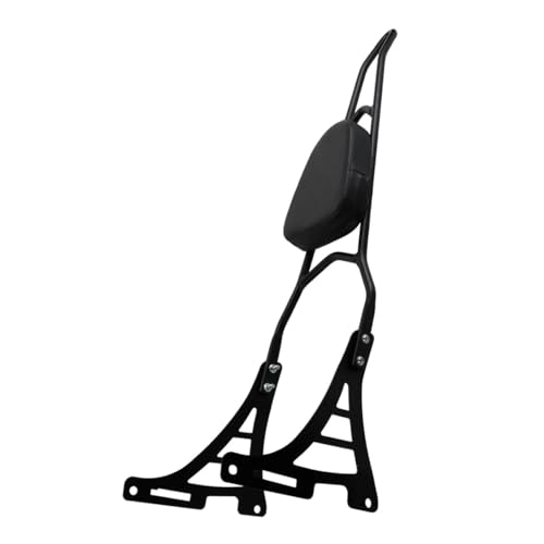 Porte-bagages moto coussin dossier passager arrière noir pour custom Sportster 883 XL