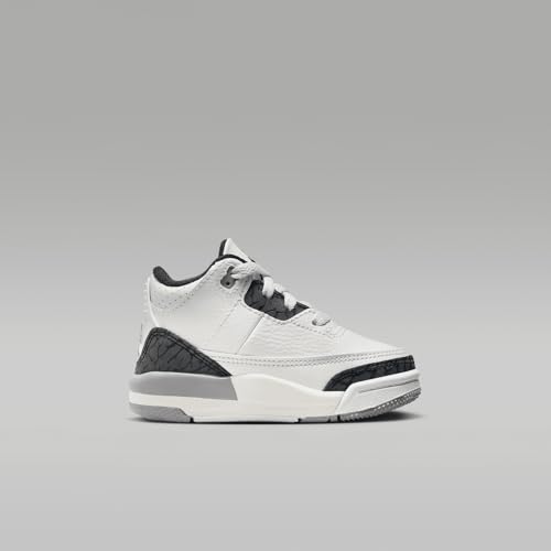 Jordan 3 Retro Baby/Toddler Shoes (DM0968-106, Summit White)3