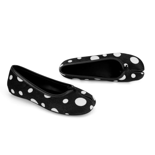 Image of Tabi Shoes Women Split Toe Shoes Wide Width Ballet Flats Comfort Casual Work Shoes for Women Office