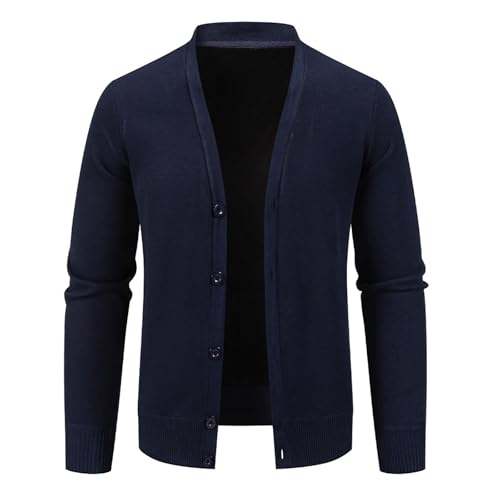 Pull col en V homme boutonné devant aux finitions soignées - 2