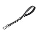 JSBWSFA 1 Pcs Dog Leash,Reflective Design Heavy Duty Short Nylon Dog Leadï¼ŒPerfect for Medium to Large Dogs for Adventurous Active Dogs with Simple D-Buckle (Black 47cm)