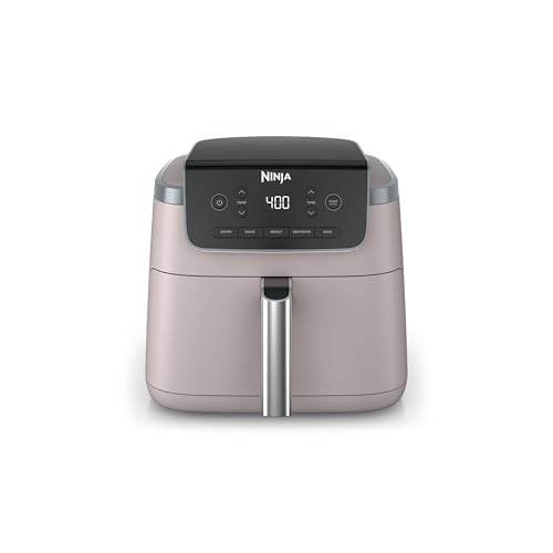 Image of Ninja Air Fryer Pro 5-in-1 | 5 QT Capacity, Air Fry, Bake, Roast, Reheat, and Dehydrate, Air Crisp Technology | Nonstick Basket & Crisper Plate | Light Pink | AF142PK