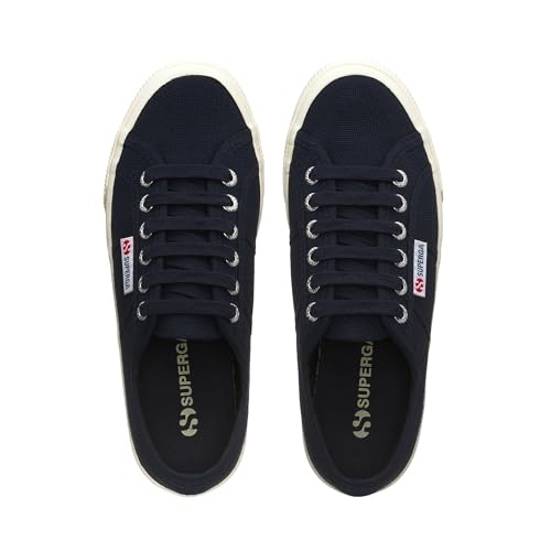Superga - Unisex 2790 Platform Shoes, Color Navy/Favorio, Size: 8 M US Mens/9.5 M US Womens4