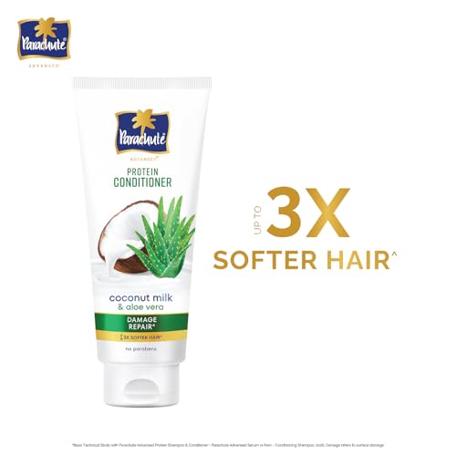 Image of Parachute Advansed Protein Conditioner | with Coconut Milk & Aloe Vera | For Damage Repair | Paraben free | 170ml