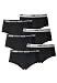 Produktbild PUMA 6er Pack Iconic Mini Short Damen Panty Slip Shorty Unterwäsche Unterhose, Farbe:Schwarz, Bekleidungsgröße:L