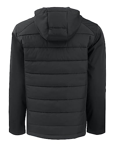 Cutter & Buck Evoke Hybrid Eco Softshell Recycled Full Zip Mens Hooded Jacket2