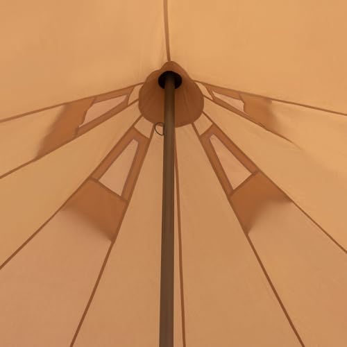 Carpa tipo bell de poliéster algodón para camping 2 personas miniatura 6