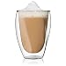 JoyJolt Lacey Double Wall Glasses Set of 2 Thermo Insulated Tumblers 10-Ounces.