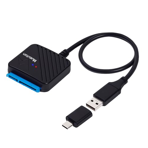Mueuton USB-C/USB 3.0 to SATA Adapter to SATA HDD/SSD 2.5, Cavo SATA USB, Adattatore SATA USB