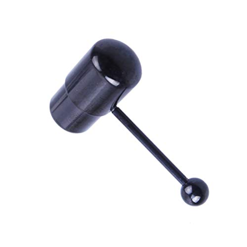 Valicclud Anéis de língua vibratórios de aço inoxidável para mulheres, homens, língua, piercing corp