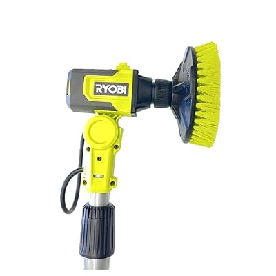 RYOBI ONEAND 18V Cordless TELESCOPING Power Scrubber and Compact Power SCRUBB