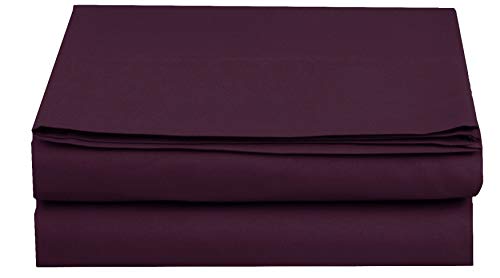 Premium Hotel Quality 1-Piece Flat Sheet, Luxury and Softest 1500 Thread Count Egyptian