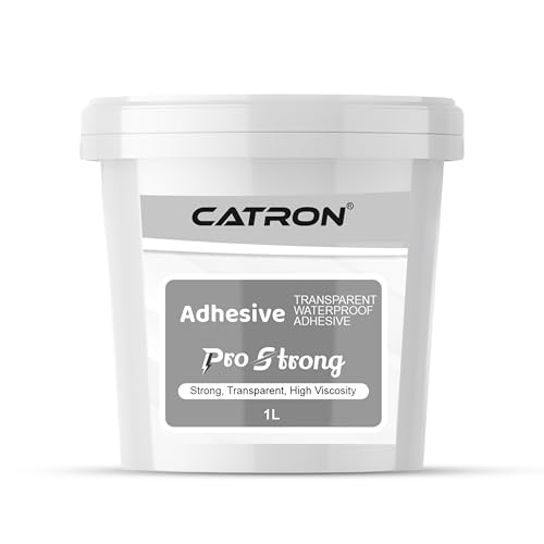 Image of Catron Transparent Waterproof Glue for Leakage, Epoxy Resin floor paint, Crack Seal Waterproofing Agent for Roof, Walls, Tiles Solution, Indoor and Outdoor Pro Strong Adhesive Sealant (1 Kg /Litre)