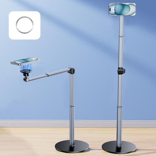 Trípode para teléfono móvil sin vibraciones Soporte de aluminio 360° para vídeos de mesa