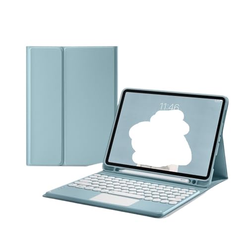 Funda teclado iPad Pro 11 YSJX ideal para estudiar y trabajar en movilidad color azul