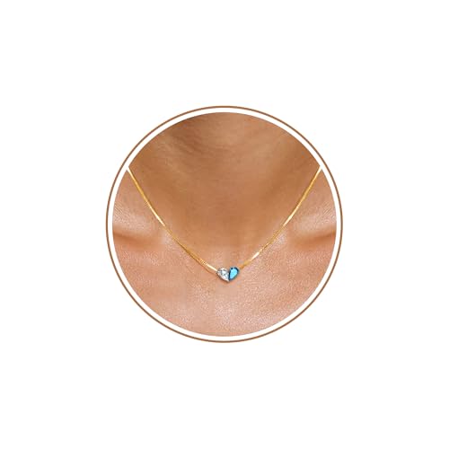 Birthstone Necklace for Women Dainty Gold Necklace with 2 Birthstone Christmas Stocking Stuffers Teen Girl Gifts Trendy Stuff Birthday Gift Moms 2025 Graduation Gift Adjustable Anniversary Jewelry for Daughter Girlfriend Friend
