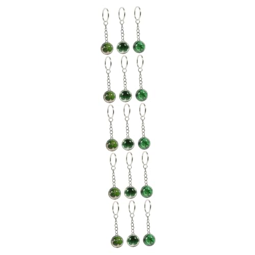 Porte-clés à quatre feuilles Saint-Patrick : lot de 15 pièces pour voiture et clés de maison