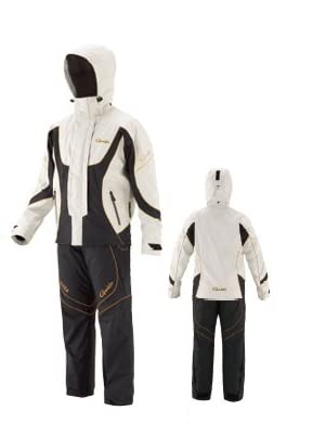 がまかつ ゴアテックス レインスーツ GM-3603 ホワイト×ゴールドSサイズ Amazon.co.jp | がまかつ(Gamakatsu) ゴアテックス®レインスーツ