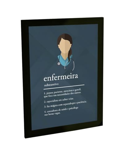 Quadro decorativo “Profissão enfermeira”