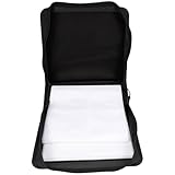 LALADEFIEE Porte CD Dvd 240 Disques Tissu Oxford Noir Grosse Capacité Poignée Transport pour Cinéma à Domicile et Voyage