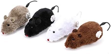 BESPORTBLE Plush Wind up Running Animal Toys Funny Cartoon Robotic Moving Mouse Cat Toy Party Chaser Toy for Kids (Random Color) Halloween Accessories 9 31jVl wJUtL. AC