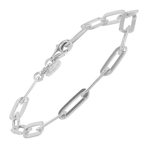 Silpada 'Falling Paperclips' Chain Bracelet in Sterling Silver, 7.25