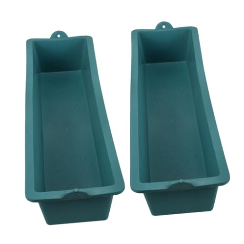 Milisten 2 Pièces Matériel Agricole Abreuvoir pour Moutons Mangeoire à Cerf Mangeoire pour Animaux Auge à Veaux Abreuvoir à Chèvre à Cochons Mangeoire pour Bétail Green Plastique