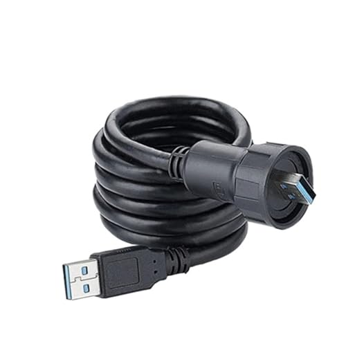 Câble connecteur mâle USB 3.0 étanche IP67 alimentation données